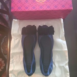 Tory Burch Viola Bow Ballerina Flats
